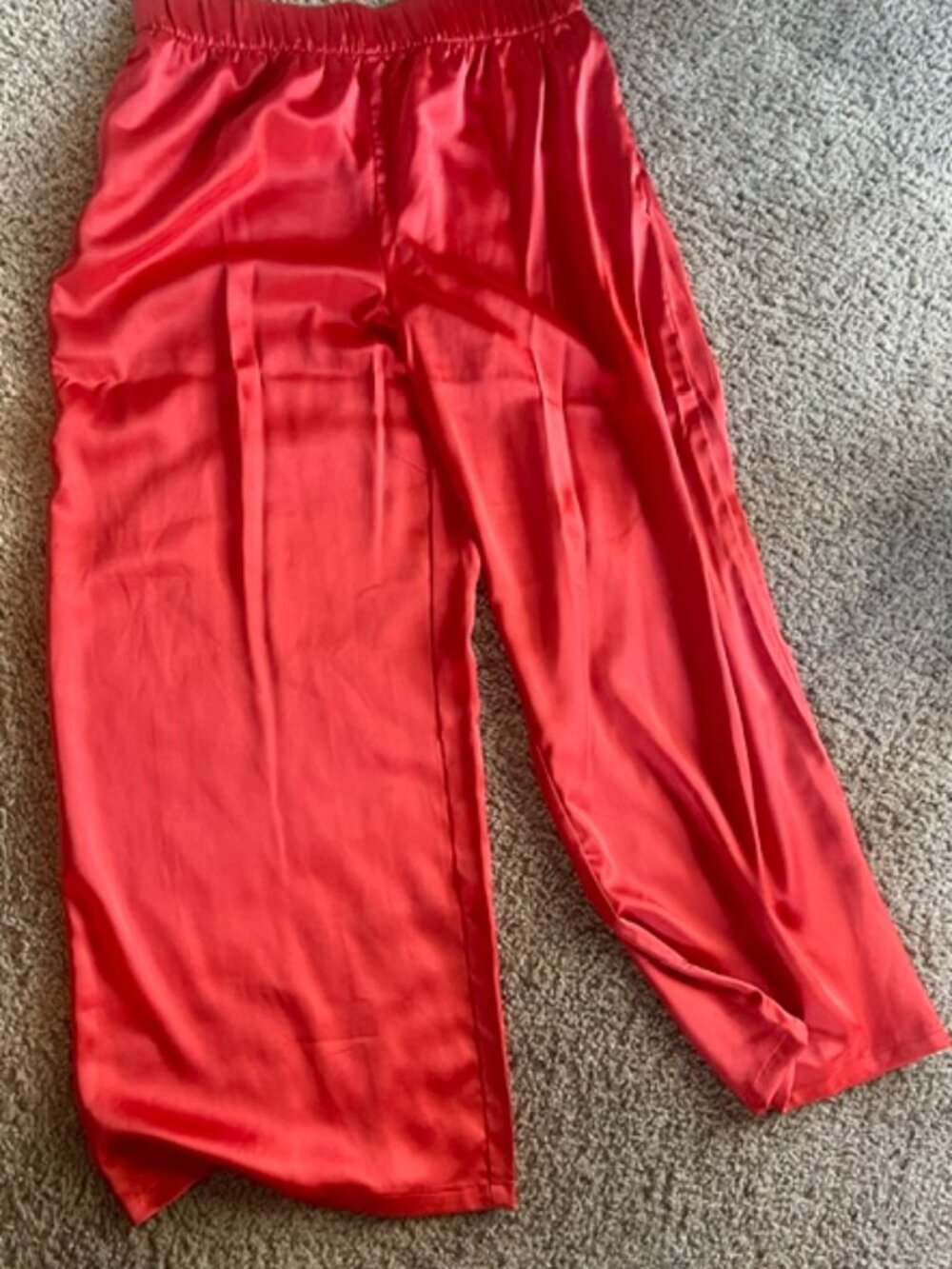 Sammy B x Target Red Satin Lounge Pants Wide Leg Size L